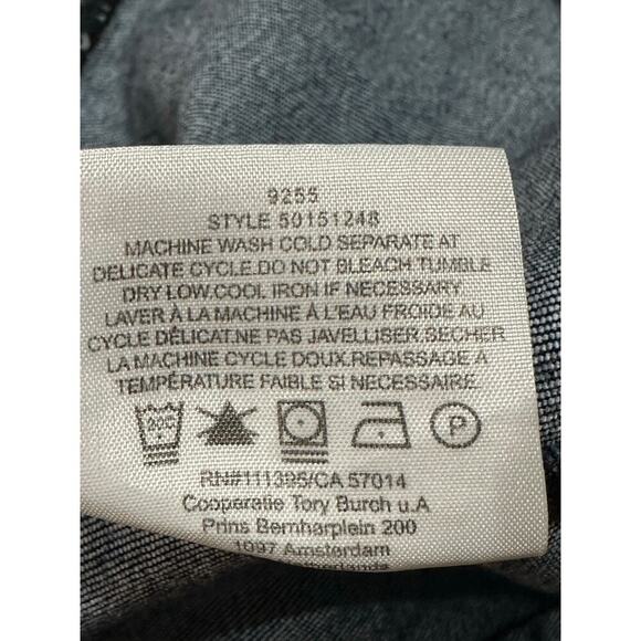 Tory Burch Sz 28 Pull On‎ Stretchy Denim Legging Dark Wash Jegging Elastic Waist - Picture 5 of 14